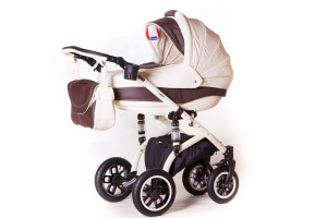 Коляска Adamex Lara Кожа 2 в 1