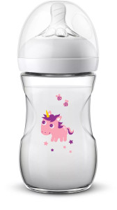 Бутылочка для кормления Philips Avent  Natural 2.0 Единорог, антиколиковая, 1m+, 260 мл