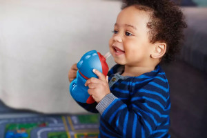 Поильник с трубочкой Philips AVENT Boy, непроливайка, 210 мл, 9m+