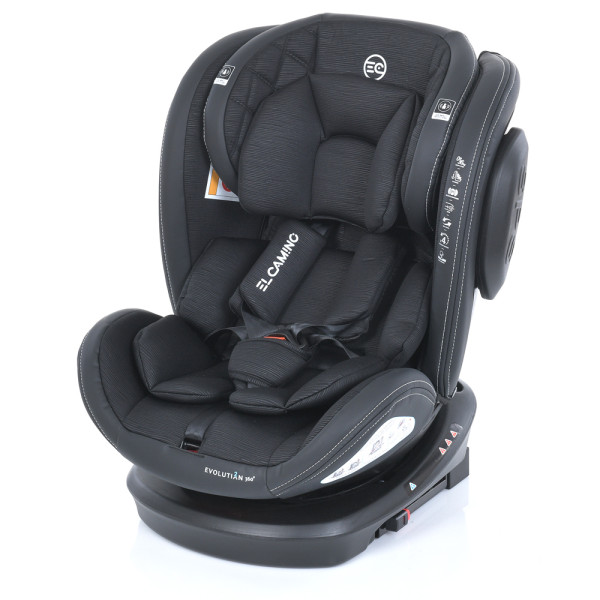 Автокресло детское EL Camino Evolution 360º ME 1045-1, Isofix, группа 0+/1/2/3, от 0m+ до 36 кг, автомобильное кресло