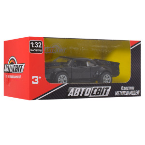 Машинка АвтоСвит AS-1886 Спорткар, инерционная, металлическая, 12 см