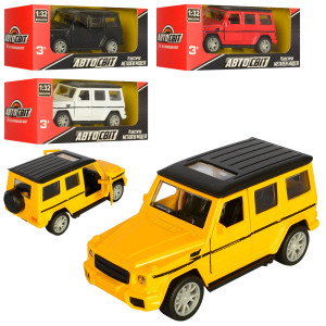 Машинка АвтоСвит AS-1892 Внедорожник, инерционная, металлическая, 11,5 см