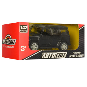Машинка АвтоСвит AS-1892 Внедорожник, инерционная, металлическая, 11,5 см