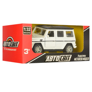 Машинка АвтоСвит AS-1892 Внедорожник, инерционная, металлическая, 11,5 см