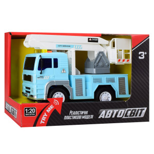Машинка АвтоСвит AS-2183 Стройтехника, инерционная, 19 см