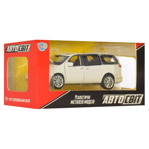 Машина АвтоСвит AS-2842, металлическая, инерционная, со звуком и светом, 16,5см