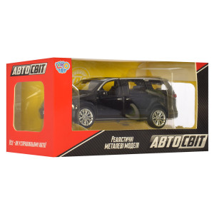 Машина АвтоСвит AS-2842, металлическая, инерционная, со звуком и светом, 16,5см