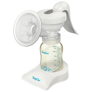 Молокоотсос ручной BabyOno Naturel, механический, электронный термометр