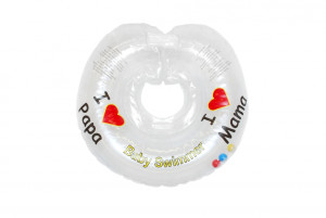 Круг BabySwimmer для купания новорожденных, с погремушкой 6-36m, вес 6-36кг