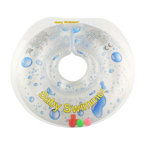 Круг BabySwimmer для купания новорожденных, с погремушкой 6-36m, вес 6-36кг