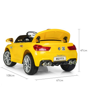 Детский электромобиль Bambi M 2773 EBLR BMW, легковая
