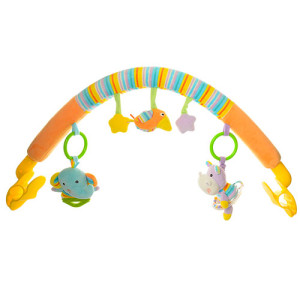 Игрушка на коляску NJ-016-FP-020, дуга на прищепках