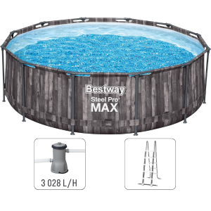 Бассейн каркасный BestWay 5614, круглый, с лестницей, фильтр-насос, 366х100 см
