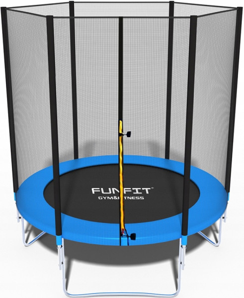 Батут круглый FunFit 840, с сеткой, диаметр 183 см