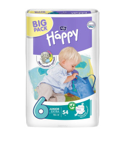 Подгузники Bella Happy Junior extra №6 (16+ кг) 54шт.