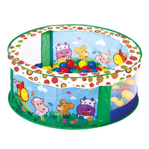 Игровой бассейн с шариками Bino, 80 шт.