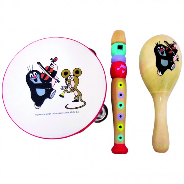 Набор музыкальных инструментов Bino Кротик, деревянные