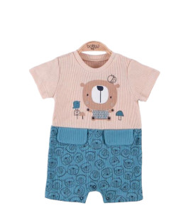 Песочник для мальчика Bobby Little bear, пикке, 3-12м
