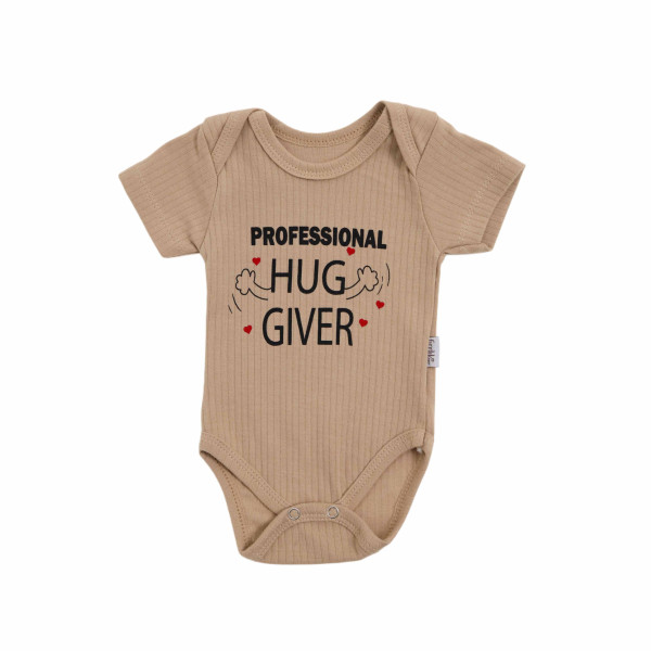 Боди-футболка для мальчика Findik Professional Hug Giver, рубчик, 1-18м