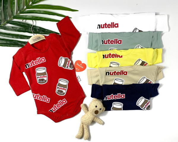 Боди детский MuratBaby Нутелла, кулир, 3-18м