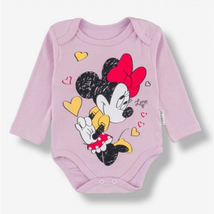 Боди для девочки MuratBaby МинниМаус, кулир, 1-12м