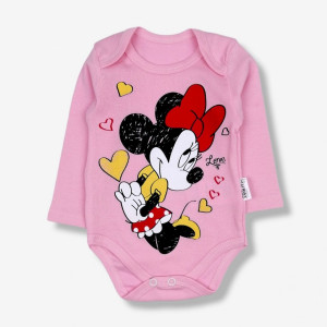 Боди для девочки MuratBaby МинниМаус, кулир, 1-12м