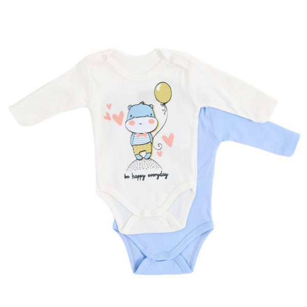Боди детский Findik Be happy everday, интерлок, 1-18м