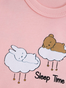 Бодик летний Findik Sleep Time, унисекс, интерлок, 1-18 м