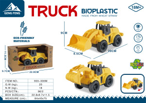 Машинка игрушечная Geng Feng Truck Бульдозер, биопластик, 20 см