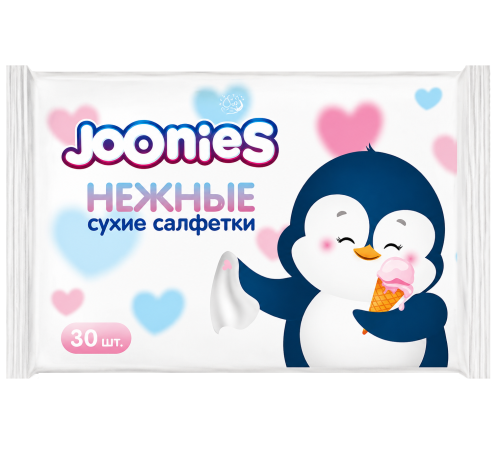 Бумажные платочки Joonies нежные, детские, 30шт./240шт.