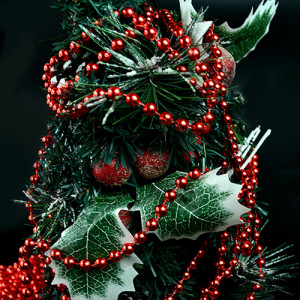 Бусы декоративные 8358, в тубе, диаметр 8мм, длина 25м