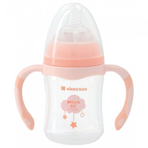 Бутылочка Kikkaboo, пластик, антиколиковая, 3m+, 180мл