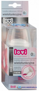 Бутылочка силиконовая с ложечкой Canpol Babies LOVI, многофункциональная, 120мл  