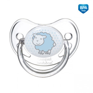 Пустышка анатомическая Canpol babies Transparent, силикон, 0m+, категория A, 1шт.  