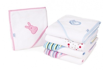 Полотенце - уголок после купания Canpol babies, махровое, для новорожденных, 80х95 см