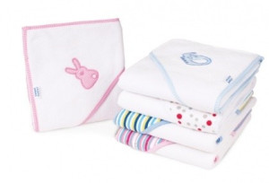 Полотенце - уголок после купания Canpol babies, махровое, для новорожденных, 80х95 см