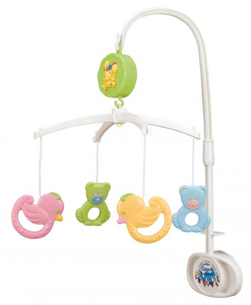 Игрушка на кроватку Canpol babies Мишки и уточки, музыкальная, механическая