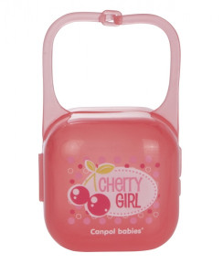 Футляр для пустышки Canpol Babies Фрукты/Авто, контейнер с ручкой