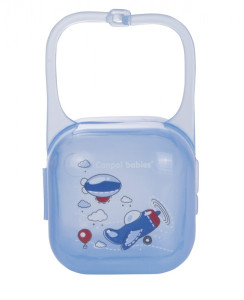 Футляр для пустышки Canpol Babies Фрукты/Авто, контейнер с ручкой