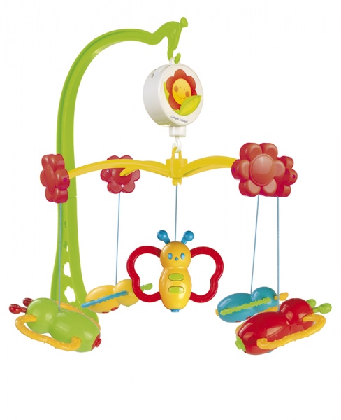 Игрушка на кроватку Canpol babies Бабочки, музыкальная, механическая