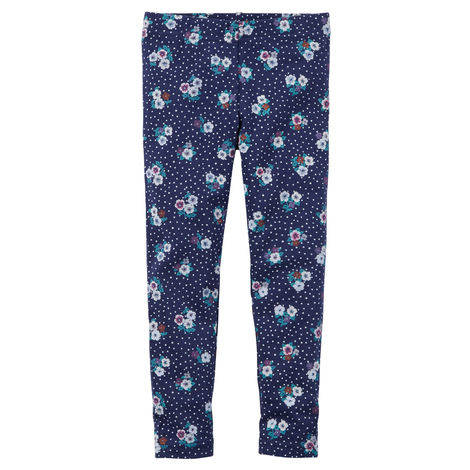 Легинсы детские Carter's Printed Flowers, на резинке, 3-24м