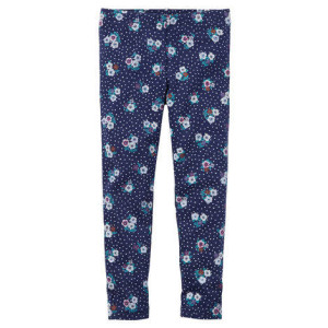Легинсы детские Carter's Printed Flowers, на резинке, 3-24м