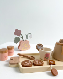 Игровой набор Чаепитие, деревянный