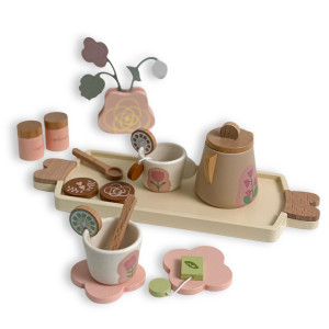 Игровой набор Чаепитие, деревянный