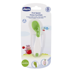 Ложка First Spoon Chicco, нескользящая