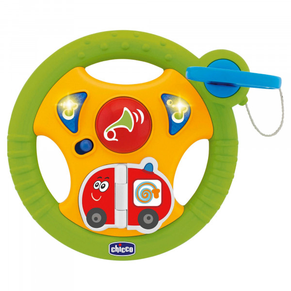 Игрушка развивающая Chicco Маленький водитель, руль на коляску
