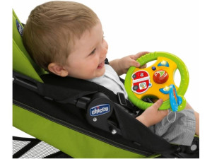 Игрушка развивающая Chicco Маленький водитель, руль на коляску
