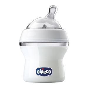 Бутылочка Chicco Natural Feeling, пластик, соска силиконовая, для норожденных, 150 мл