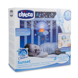 Игрушка музыкальная на кроватку Chicco Sunset, ночник,