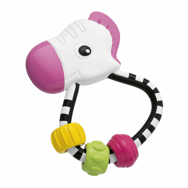 Погремушка - грызунок Chicco Зебра, прорезыватель для зубов